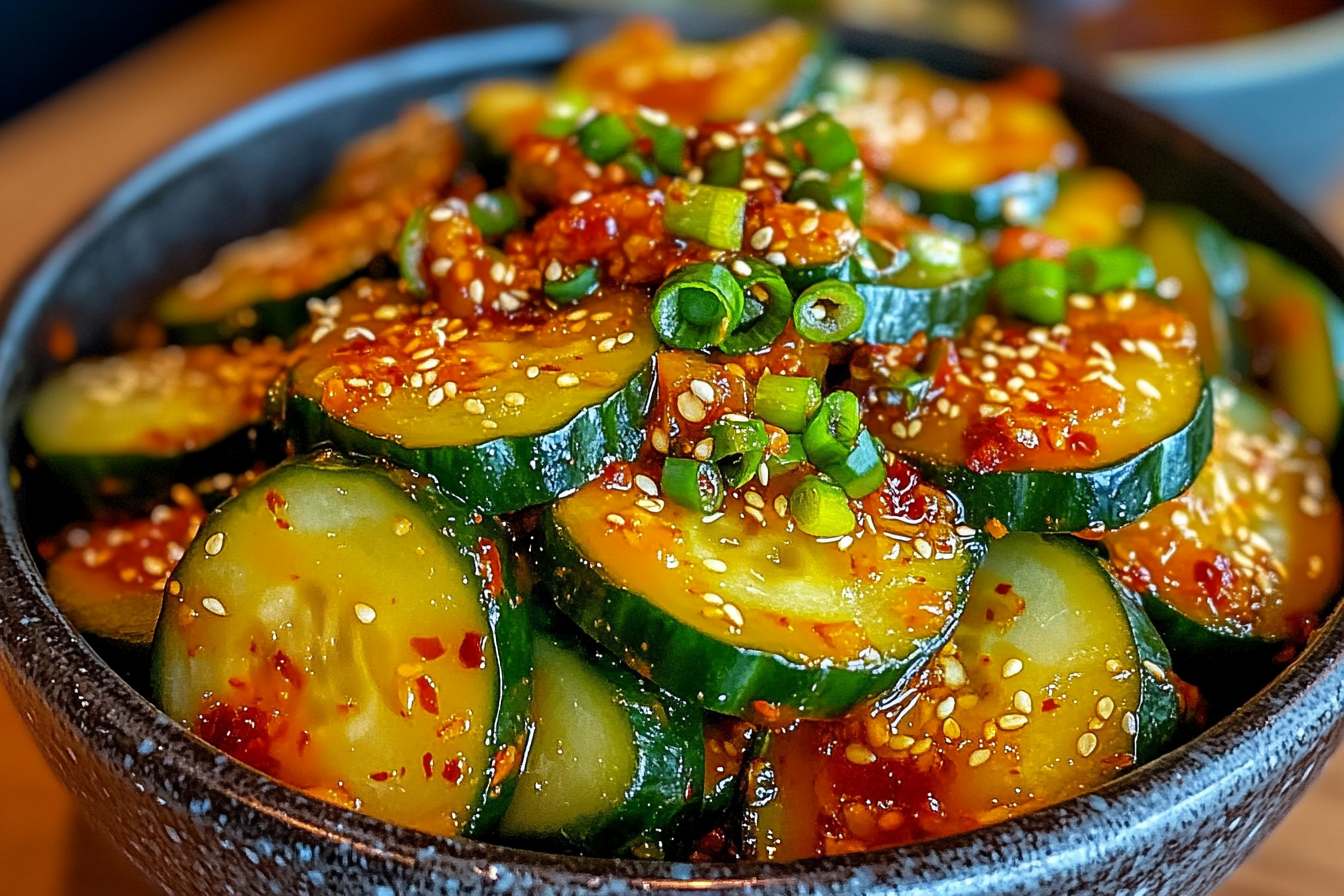 Spicy Korean Cucumber Salad